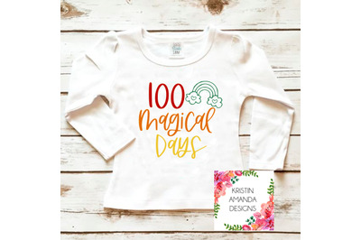100 Magical Days 100th Day of School SVG DXF EPS PNG Cut File  Cricut