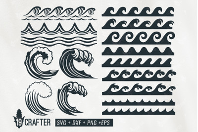 ocean wave set svg bundle