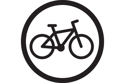 Bike icon black