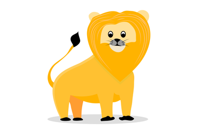 Lion cartoon vector