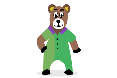 Bear cartoon vector