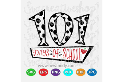 101 Days Of School Dalmation SVG
