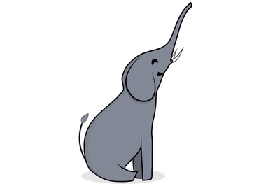 Character elephant flat