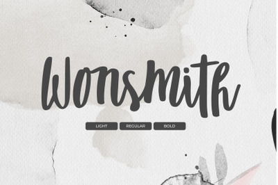 Wonsmith | Script Font Trio