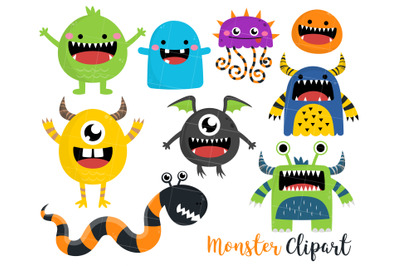 Monster Clipart, Monster Clipart, Monster Clip art, Halloween Clipart,