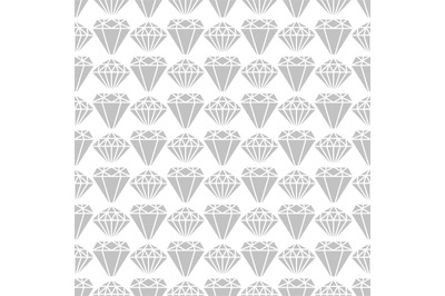 Grey diamond shapes seamless pattern vector design