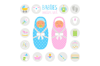 Newborn color icons