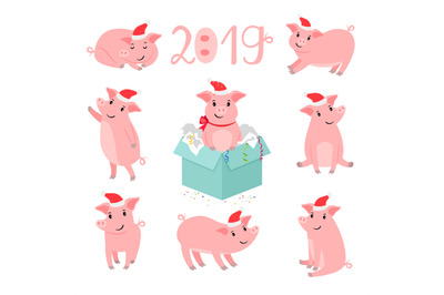 Pig new year character set