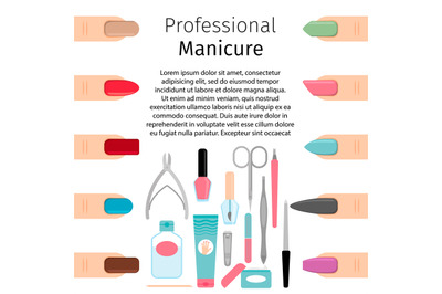 Professional manicure banner