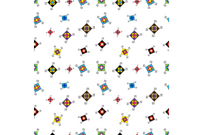 colorful seamless pattern, copy space