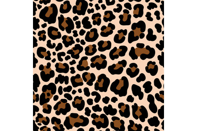 Animal pattern leopard seamless background with spots