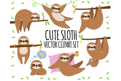 Sloth Bear Clipart, Sloths Clip Art, Bear Clipart