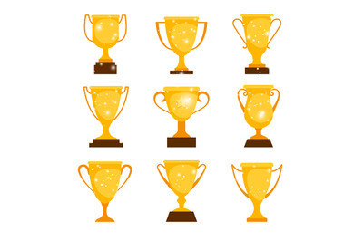 Gold award cups