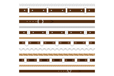 Belts seamless pattern