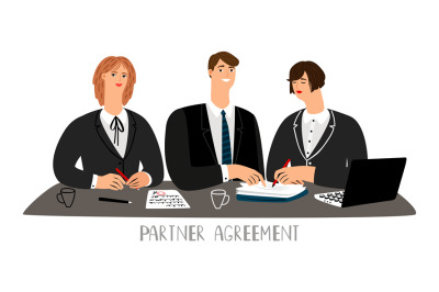 Partner agreement concept