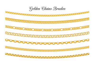 Golden chains brushes