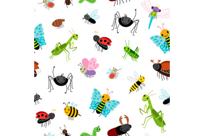 Insects colorful pattern