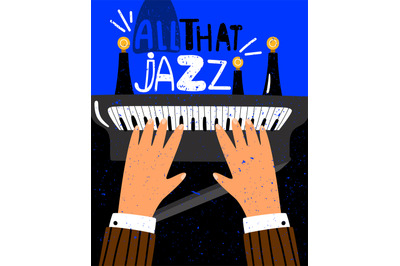 Jazz concept poster