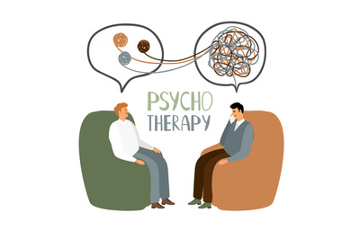 Psychotherapy treatment concept