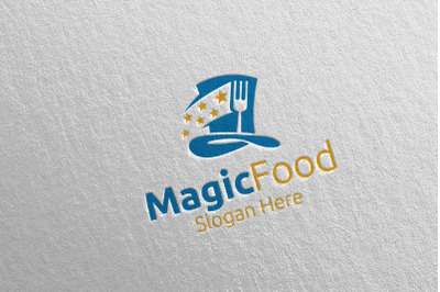 Magic Food Logo for Restaurant or Cafe 42