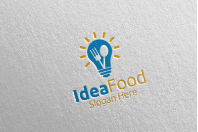 Idea Food Logo for Restaurant or Cafe 43