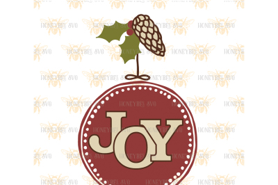 Joy Round Ornament