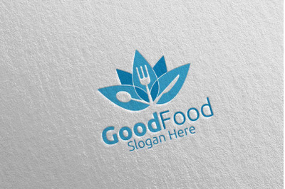 Good Food Logo for Restaurant or Cafe 48