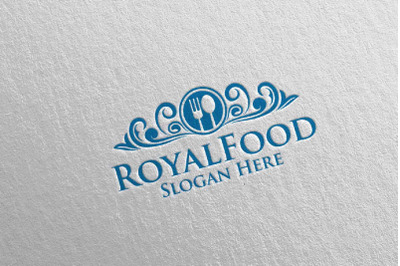 Royal Food Logo for Restaurant or Cafe 49