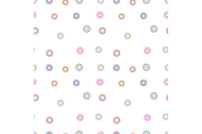 circle seamless pattern, copy space