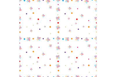 circle seamless pattern, copy space