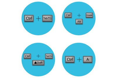 Combination of keyboard hot buttons