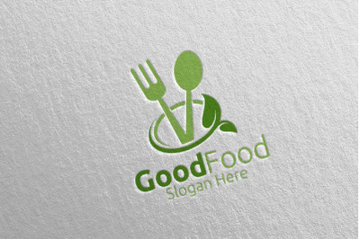 Good Food Logo for Restaurant or Cafe 56