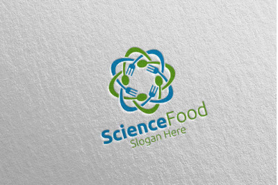 Science Food Logo for Restaurant or Cafe 59