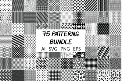 75 Patterns SVG Bundle, Background Pattern SVG &nbsp;Cut Files