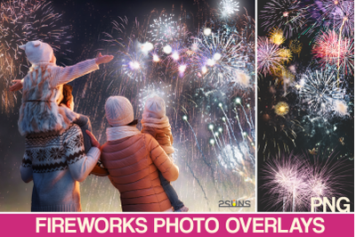 37 Fireworks overlay, Photoshop overlay, christmas  Sparkle