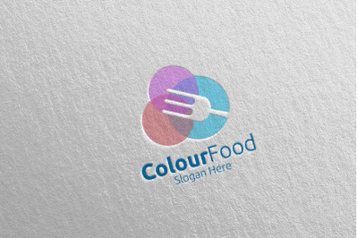 Color Food Logo for Restaurant or Cafe 67