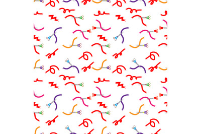 ribbon seamless pattern, copy space