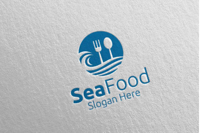 Sea Food Logo for Restaurant or Cafe 81