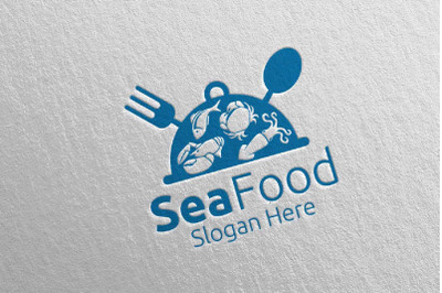 Seafood Logo for Restaurant or Cafe 89