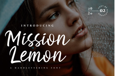 Mission Lemon Handlettering Font