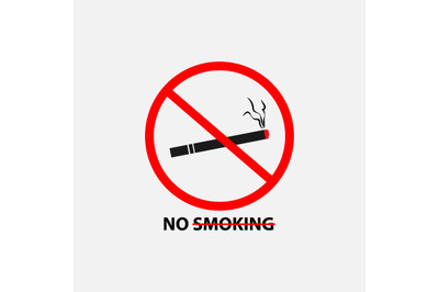 no smoking sign