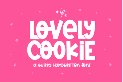 Lovely Cookie - Quirky Handwritten Font