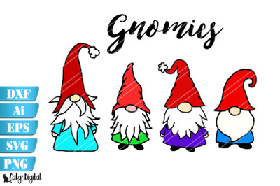 Gnomes Hand Drawn Cute Gnomes