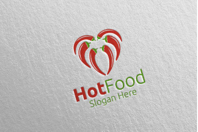 Chili Food Logo for Restaurant or Cafe 97