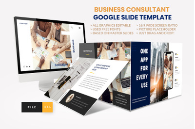 Business - Consultant Finance Google Slide Template