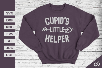 Cupid&#039;s Little Helper - Valentines SVG