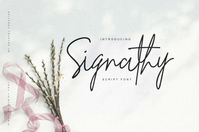 Signathy Font