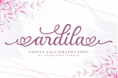 Ardila / Lovely Calligraphy Font