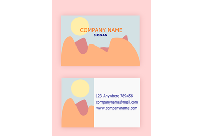 landscape business card