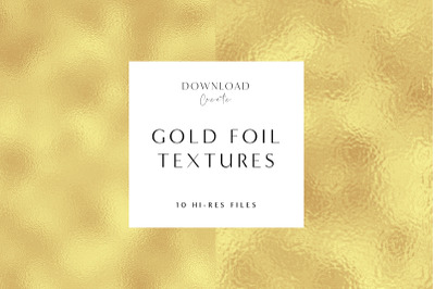 10 Gold Foil Digital Paper Textures